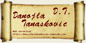 Danojla Tanasković vizit kartica